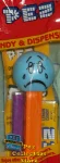 (image for) Sad Funky Face Pez on Orange Stem MIP