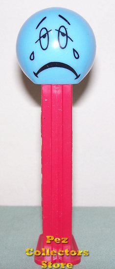 (image for) Sad Funky Face Pez on Red Stem Loose