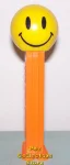 (image for) Smiley Funky Face Pez on Orange Stem Loose