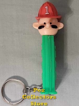 (image for) Mini Fireman Pez Pal Pez Flashlight Keychain Loose