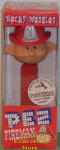 Pez Pal Fireman Wacky Wobbler In Package Limited Edition Pez Pal Fireman Wacky Wobbler In Package Limited Edition