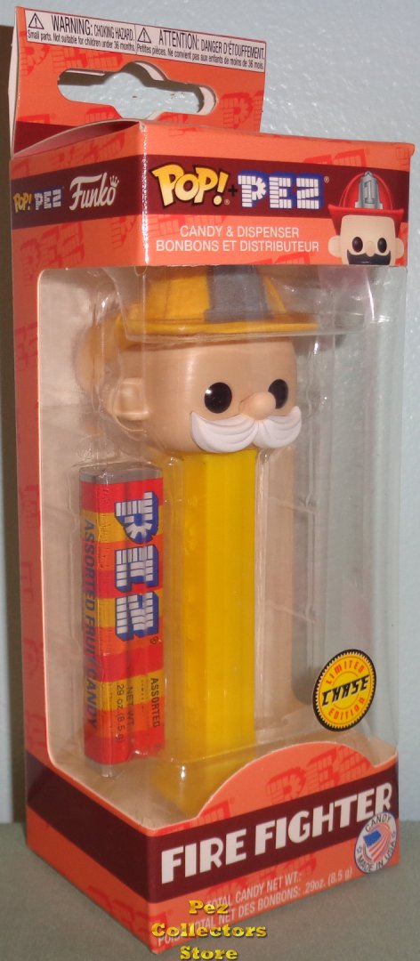 (image for) Funko Exclusive Chase Pez Pal Yellow Fireman POP!+PEZ