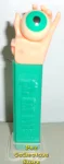 (image for) Psychedelic Eye Pez Flesh Hand Green Eye on Green Stem