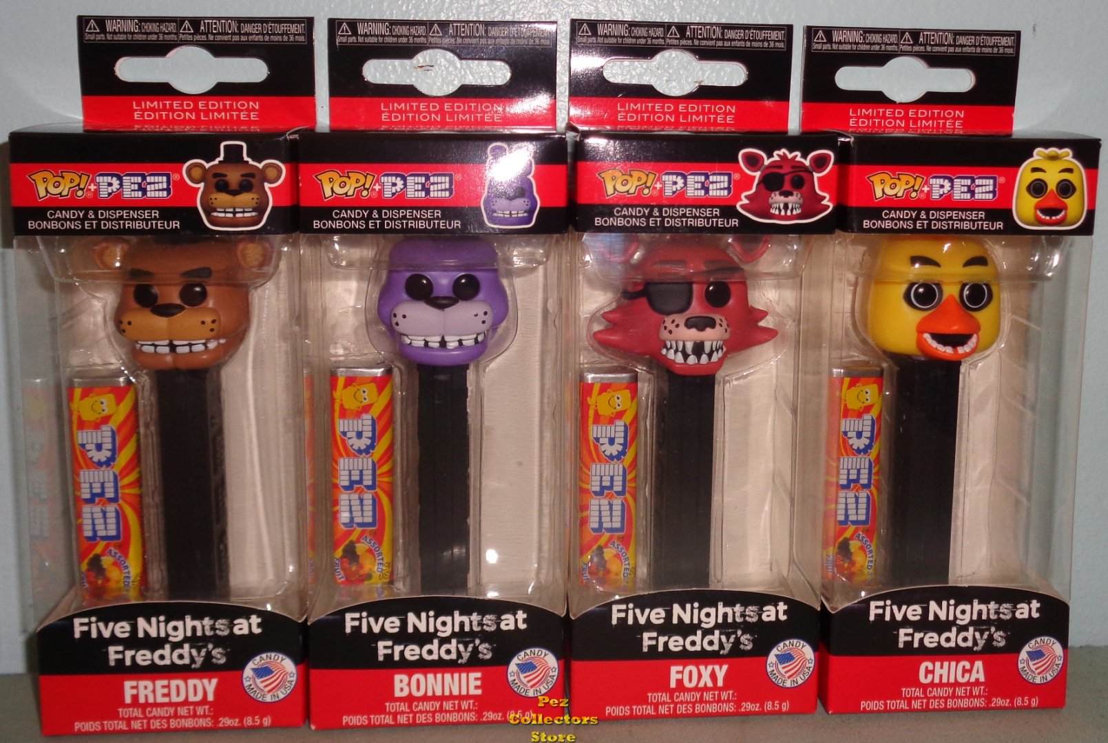 (image for) Five Nights at Freddy's POP! PEZ Bundle Set of 4