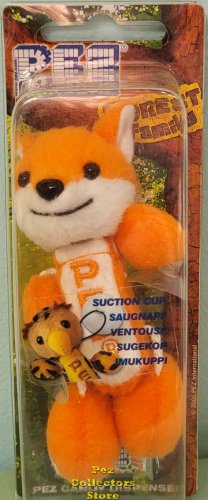 (image for) European Forest Family Fox Plush Pez Suction Cup