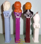 (image for) Frozen 2 Pez set new Elsa, Anna, Kristoff and mini Olaf LOOSE