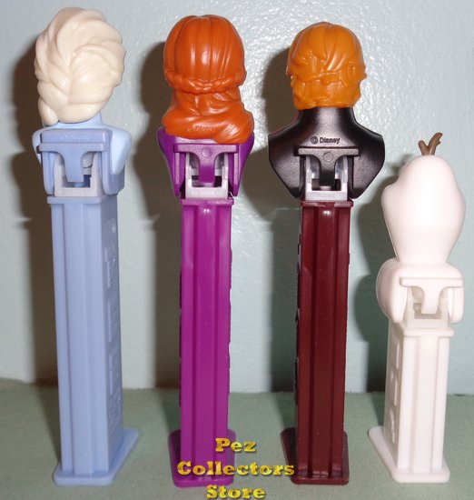 (image for) Frozen 2 Pez set new Elsa, Anna, Kristoff and mini Olaf LOOSE - Click Image to Close