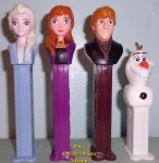 Frozen 2 Pez set new Elsa, Anna, Kristoff and mini Olaf LOOSE