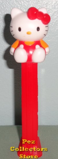 (image for) Hello Kitty with Red Bow and Overalls Full Body Pez Loose - Click Image to Close