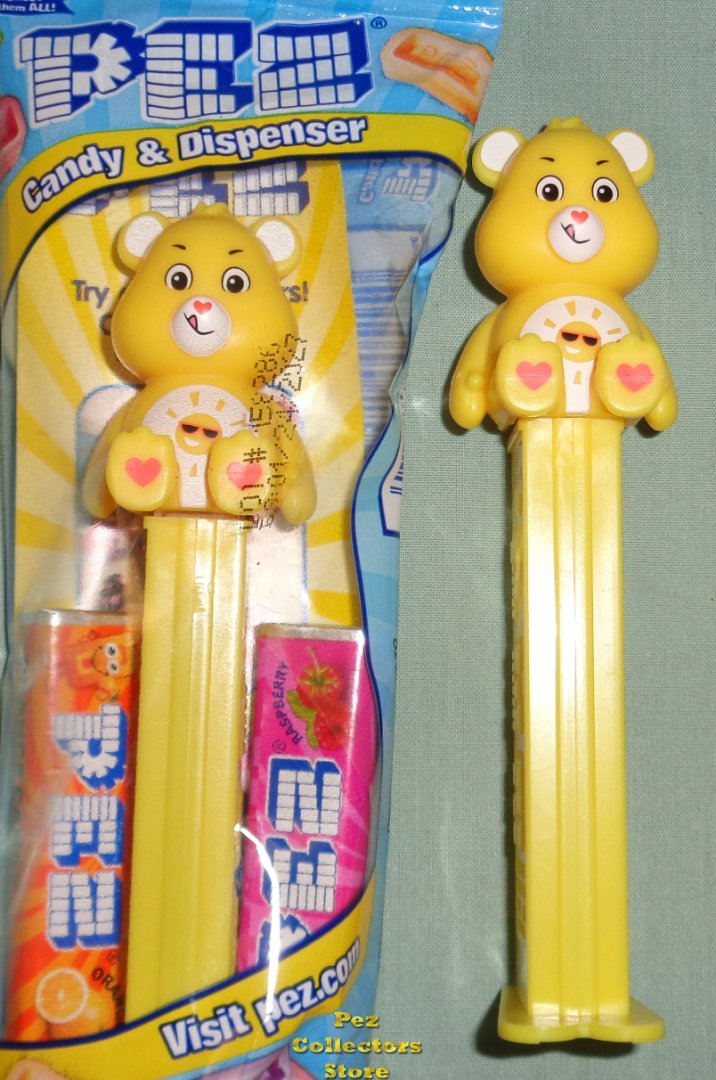 (image for) Funshine Bear Pez from the Care Bears MIB - Click Image to Close