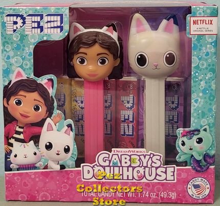 (image for) Gabby and Pandy Paws in Gabby's Dollhouse Pez Twin Pack