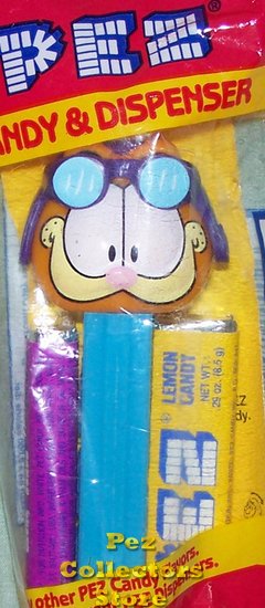 (image for) Garfield Pilot Pez from Series II MIB - Click Image to Close