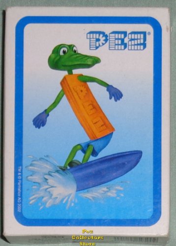 (image for) Surfing Kooky Zoo Gator Pez Deck of Poker Size Playing Cards