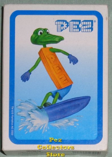 (image for) Surfing Kooky Zoo Gator Pez Deck of Poker Size Playing Cards