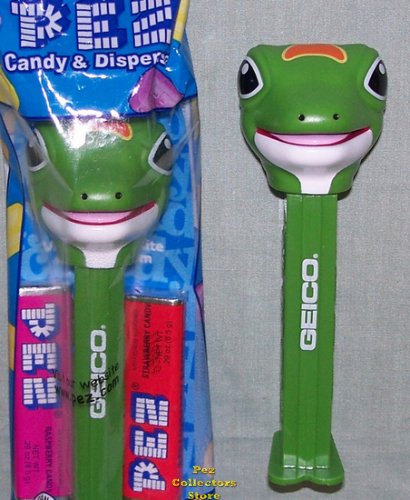 (image for) Geico Gecko Pez Mint in Bag