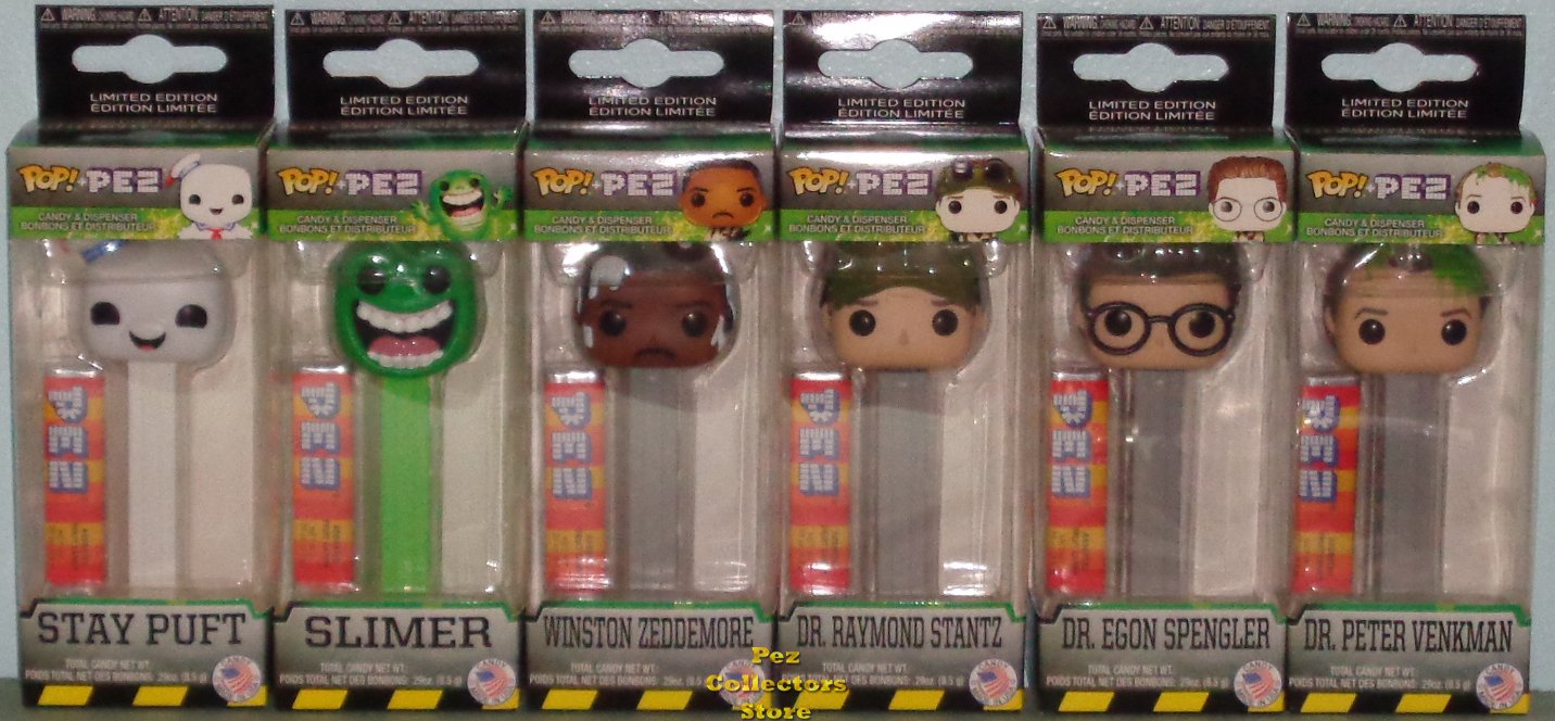 (image for) Ghost Busters set of 6 POP!+PEZ Bundle - Click Image to Close