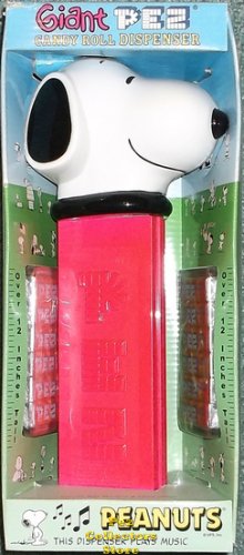 (image for) Musical Snoopy Giant Pez from Peanuts Mint in Package