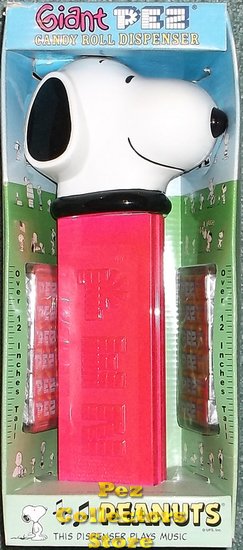 (image for) Musical Snoopy Giant Pez from Peanuts Mint in Package