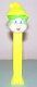 (image for) Glow In The Dark Alpine Pez Pal with Green Hair Neon Yellow Stem