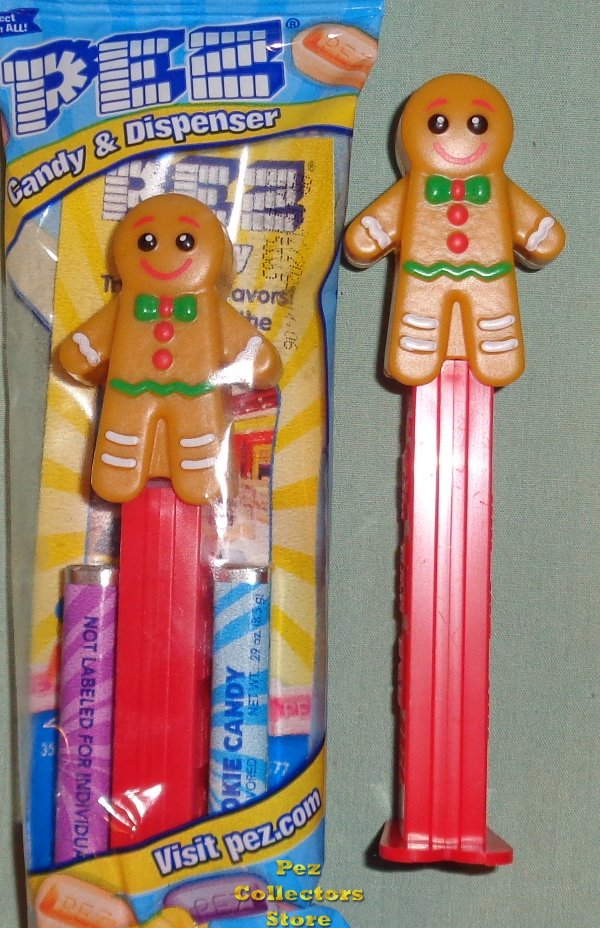 (image for) Gingerbread Man Pez Mint in Bag - Click Image to Close