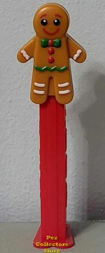 (image for) Gingerbread Man Pez on Red Stem Loose Save on Shipping