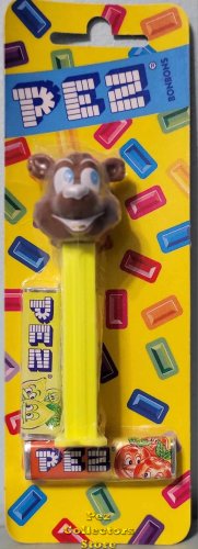 (image for) Glew Brown Bear Pez Gold Tongue Yellow stem Floating Candies