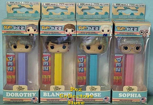 (image for) Golden Girls Set of 4 Funko POP!+PEZ Bundle - Click Image to Close