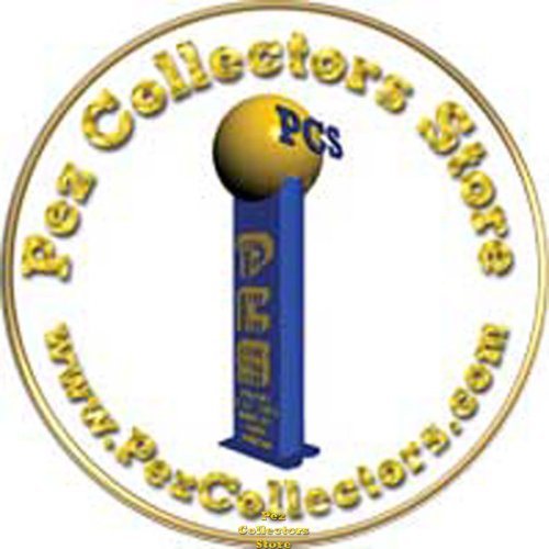 (image for) White and Gold Pez Collectors Store Lapel Pin