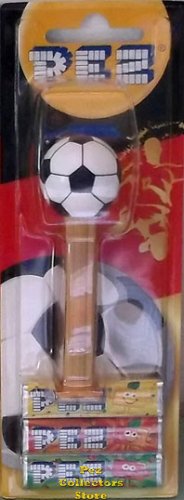 (image for) 2014 German Gold Stem Soccer Ball Pez MOC