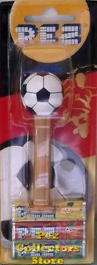 (image for) 2014 German Gold Stem Soccer Ball Pez MOC