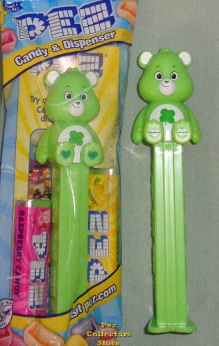 (image for) Good Luck Bear from Care Bears Pez set MIB