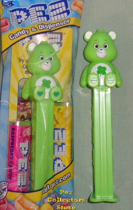 (image for) Good Luck Bear from Care Bears Pez set MIB