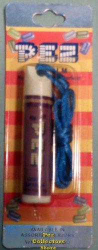 (image for) Pez Grape Flavor Lip Balm on a Lanyard MOC