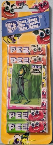 (image for) Euro Pez Candy Refills with Grasshopper Bugs Friends Sticker
