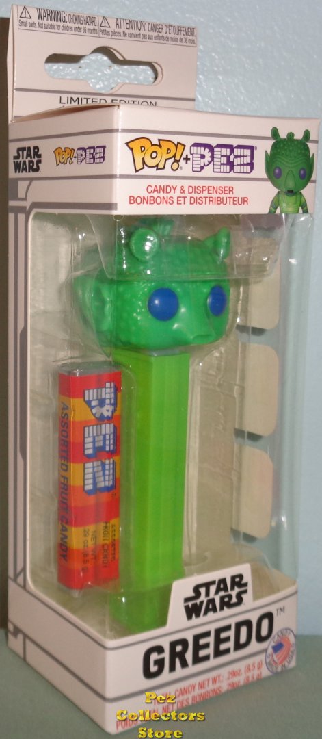 (image for) Star Wars Greedo Green Stem Funko POP!+PEZ - Click Image to Close