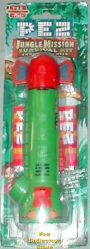 (image for) Green Jungle Mission Survivor Pez Flashlight MOC