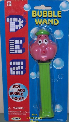 (image for) Green Bubbleman Pez Bubble Wand MOC