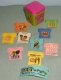 (image for) Japanese Green and Pink Mini Tin with Pez T-Shirt Ad Stickers