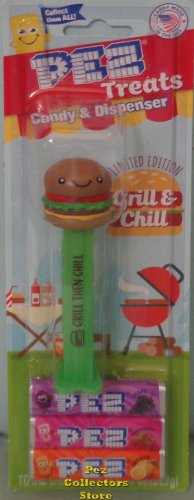 (image for) Exclusive 2023 Grill and Chill Sassy Snack Hamburger Pez MOC