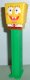 (image for) SpongeBob Pez Euro Half Dressed on Green Stem