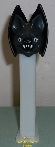 (image for) Black Bat Pez with Glow in the Dark Stem Loose