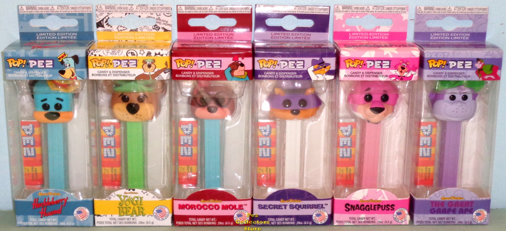 (image for) Hanna-Barbera Set of 6 Funko POP!+PEZ Bundle - Click Image to Close