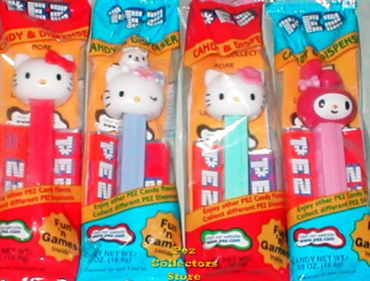 (image for) Hello Kitty Pez Set of 4 US Releases MIB