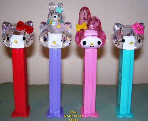 (image for) Crystal Hello Kitty Pez Set of 4