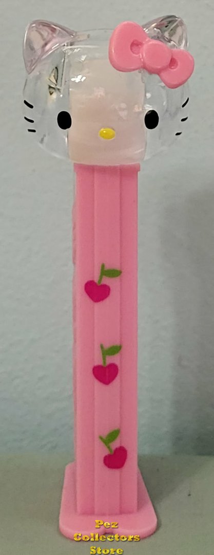 (image for) 2013 Euro Crystal Hello Kitty Pez with Printed Cherrys on Stem