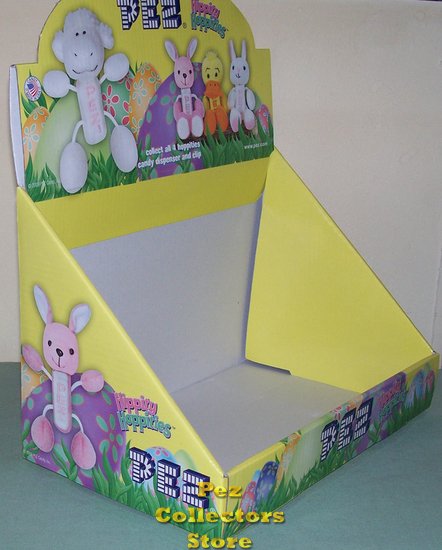 (image for) Easter Hippity Hoppities 2010 Plush Pez Display 12 count Box - Click Image to Close