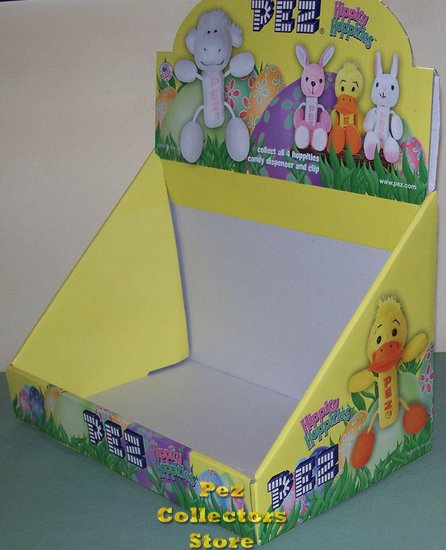 (image for) Easter Hippity Hoppities 2010 Plush Pez Display 12 count Box - Click Image to Close