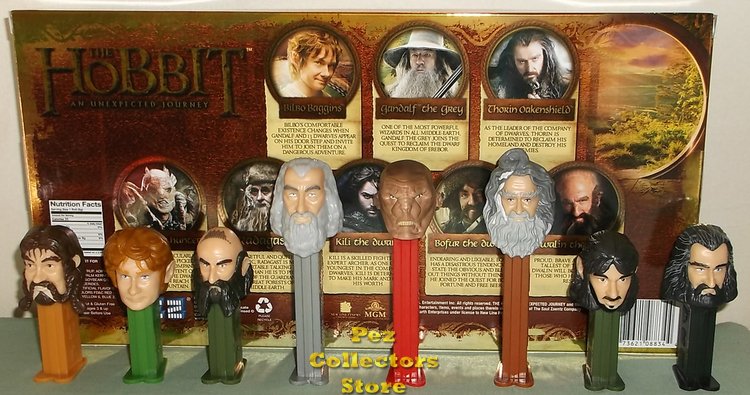 (image for) 2013 The Hobbit Pez Limited Edition Set of 8 Loose