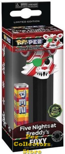 (image for) Ltd Ed. Five Nights at Freddy's Holiday Foxy Candy Cane POP! PEZ
