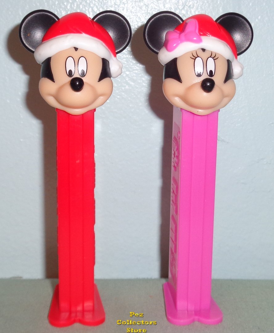 (image for) 2020 Mickey and Minnie Christmas Holiday Pez Loose - Click Image to Close